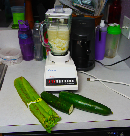 Cold cucumber soup ingredients; photo © KSmith Media, LLC